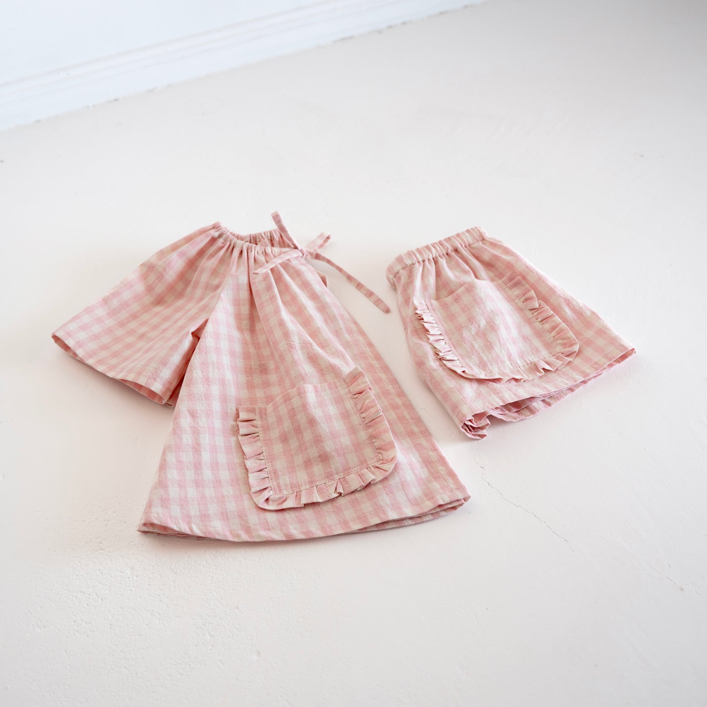 Daphne Top | Pink Gingham