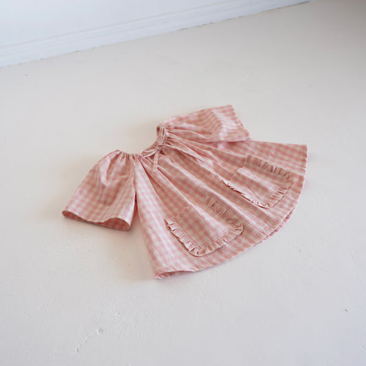 Daphne Top | Pink Gingham